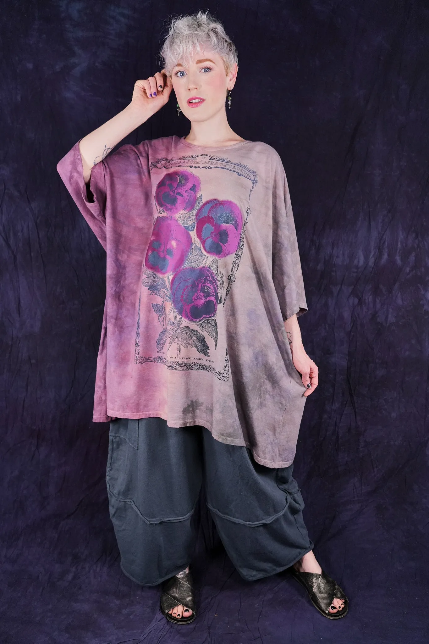 1255HD Art Tee Pansy Bietola/Funghi