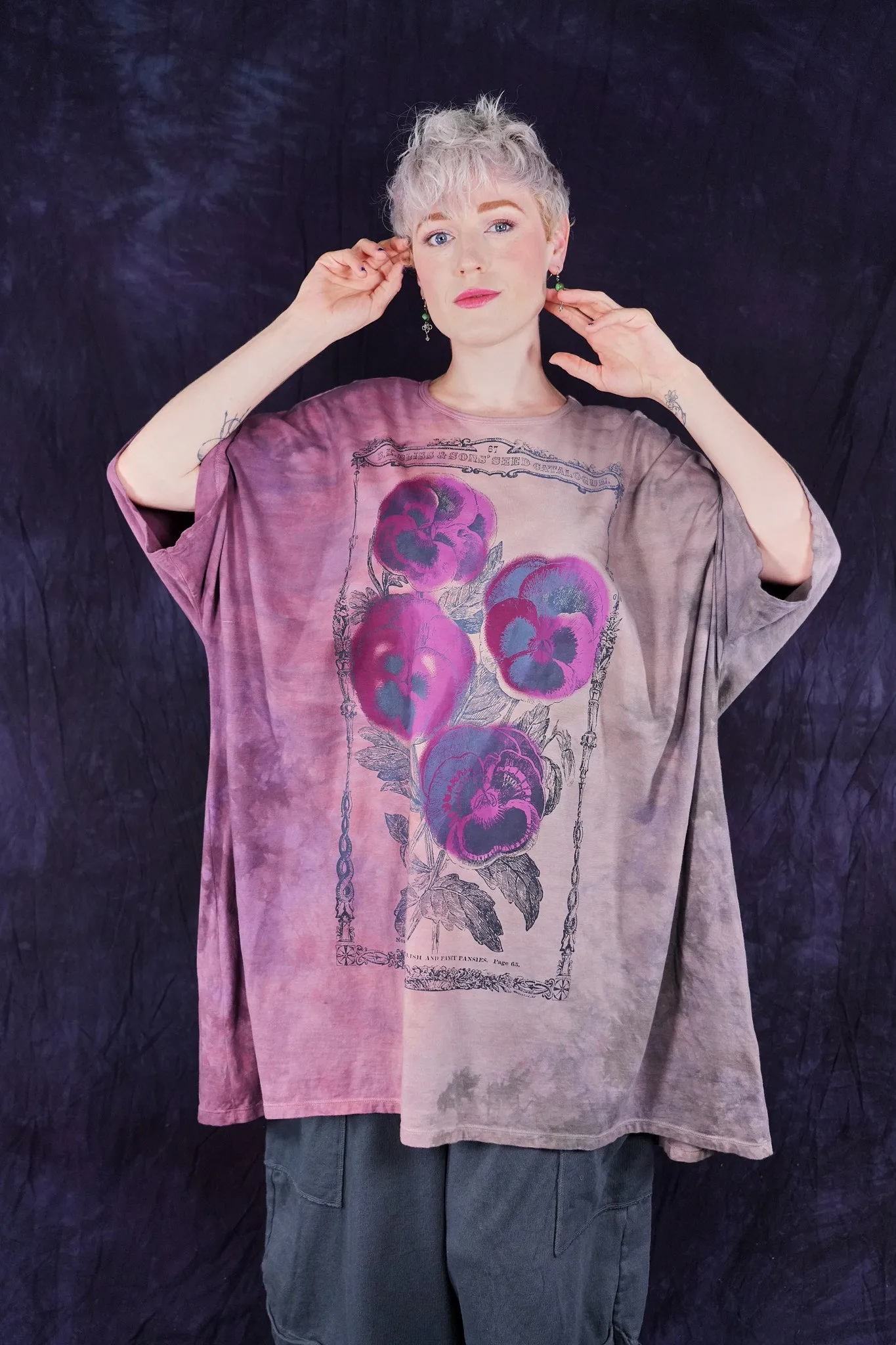 1255HD Art Tee Pansy Bietola/Funghi