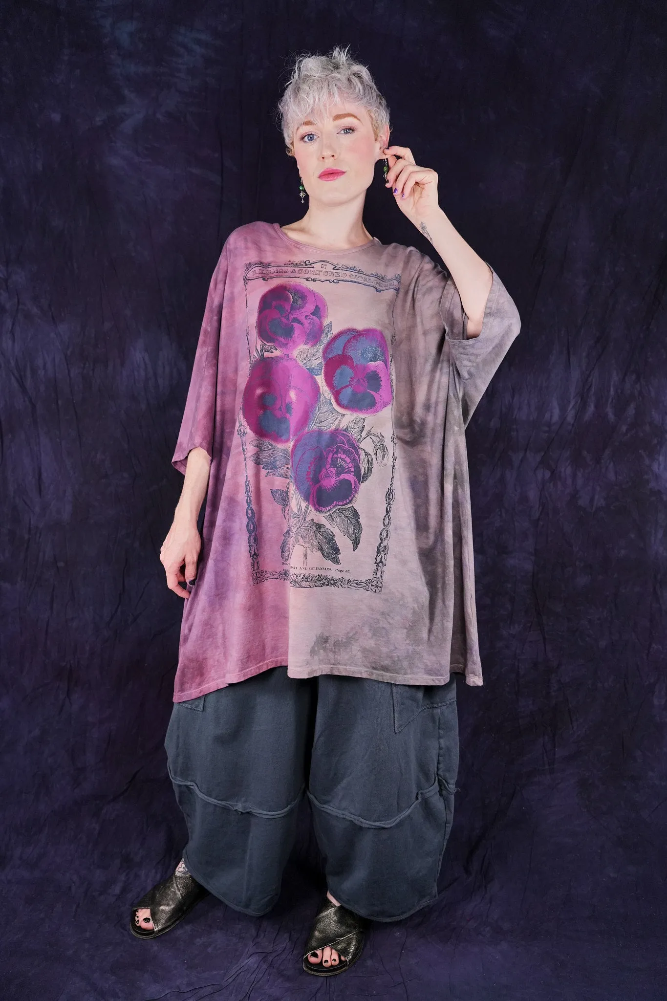 1255HD Art Tee Pansy Bietola/Funghi