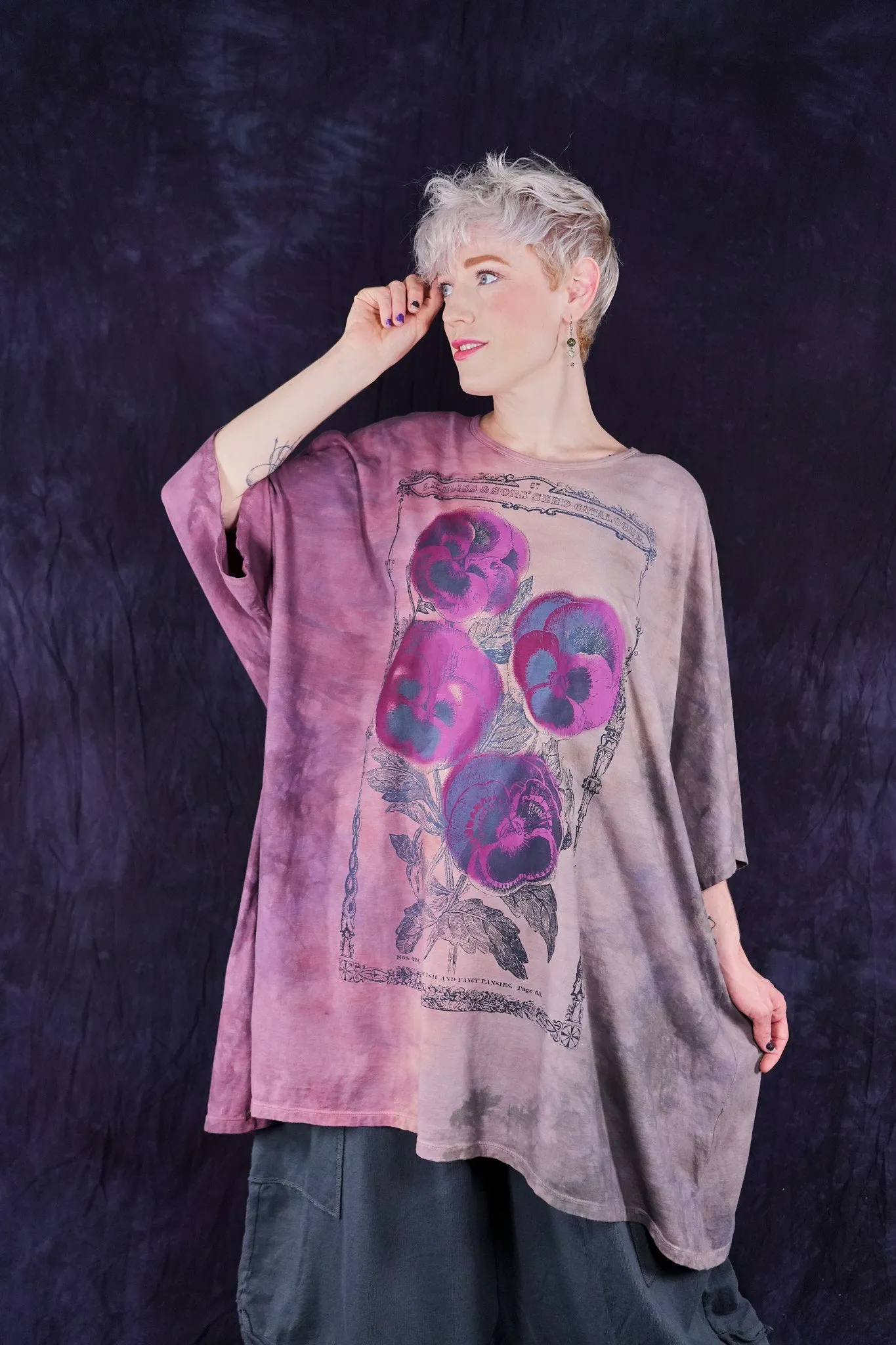 1255HD Art Tee Pansy Bietola/Funghi