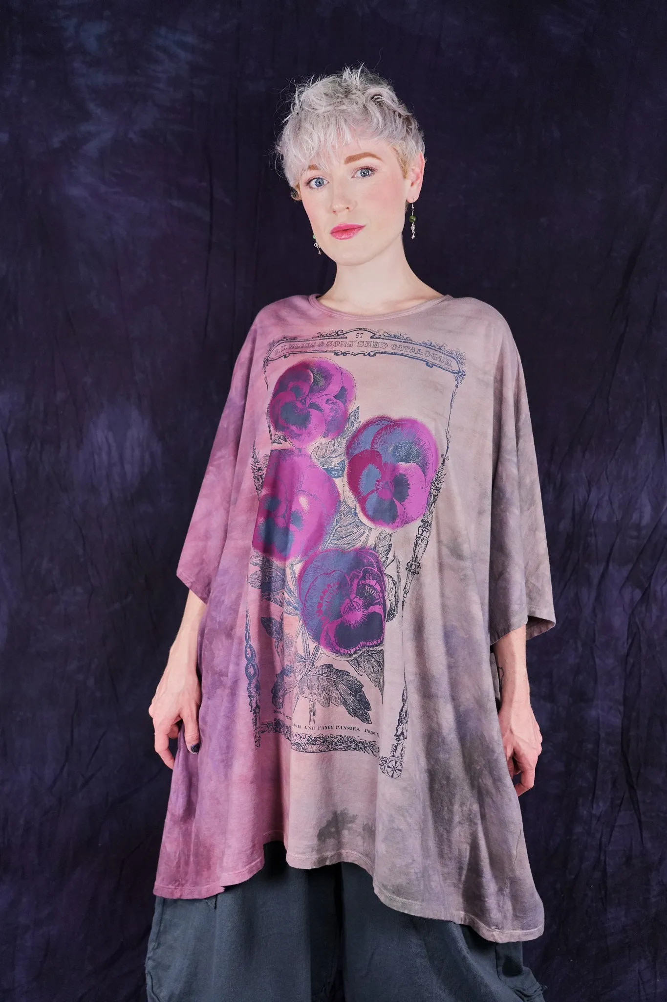 1255HD Art Tee Pansy Bietola/Funghi