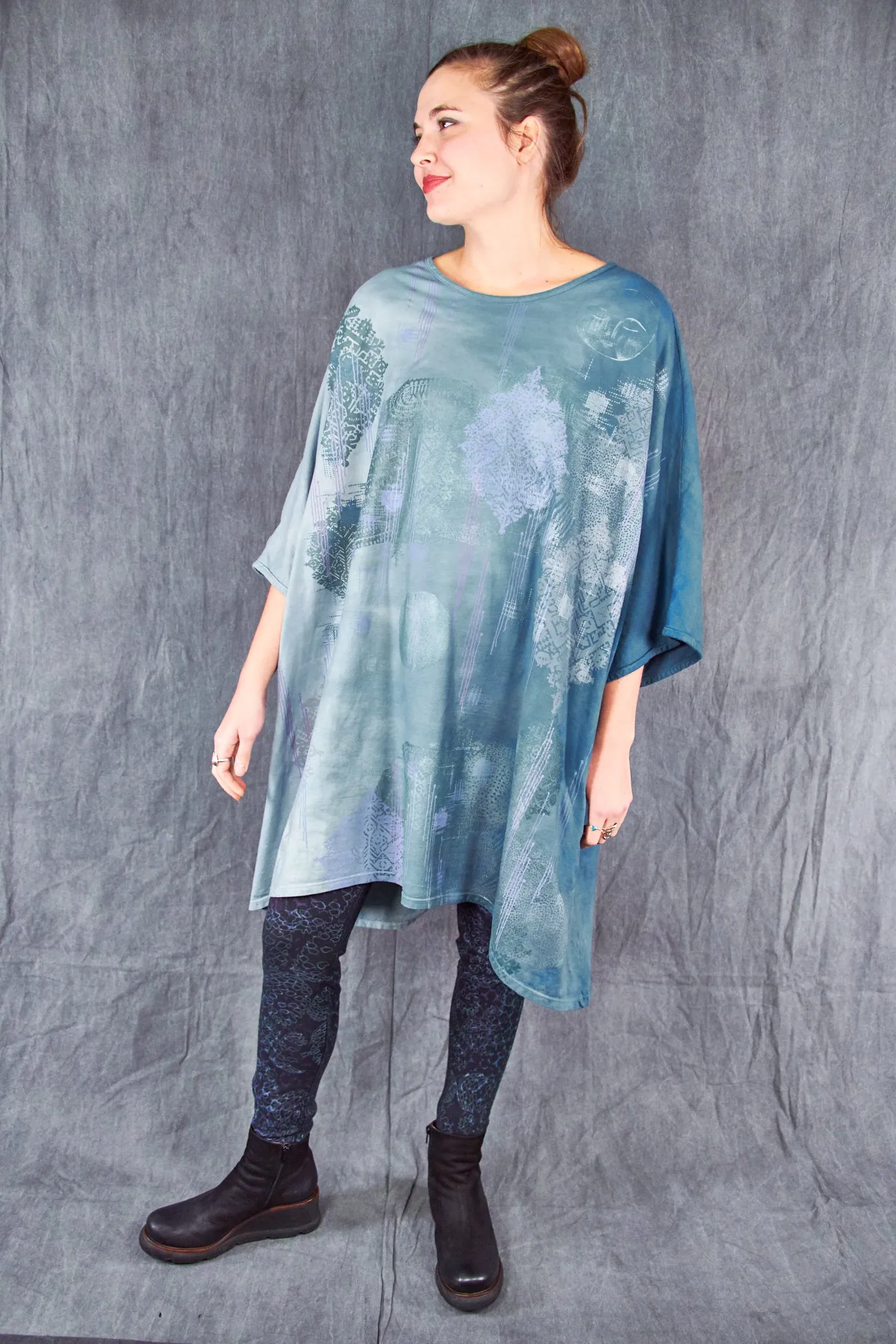 1255HD Art Tunic Teal Marina