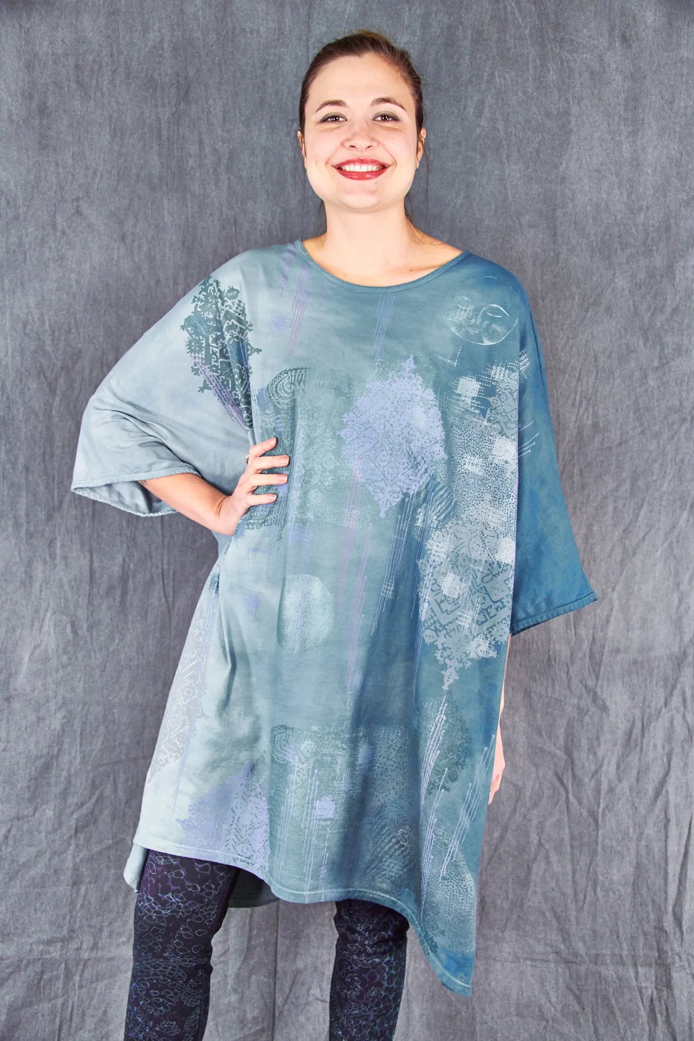 1255HD Art Tunic Teal Marina