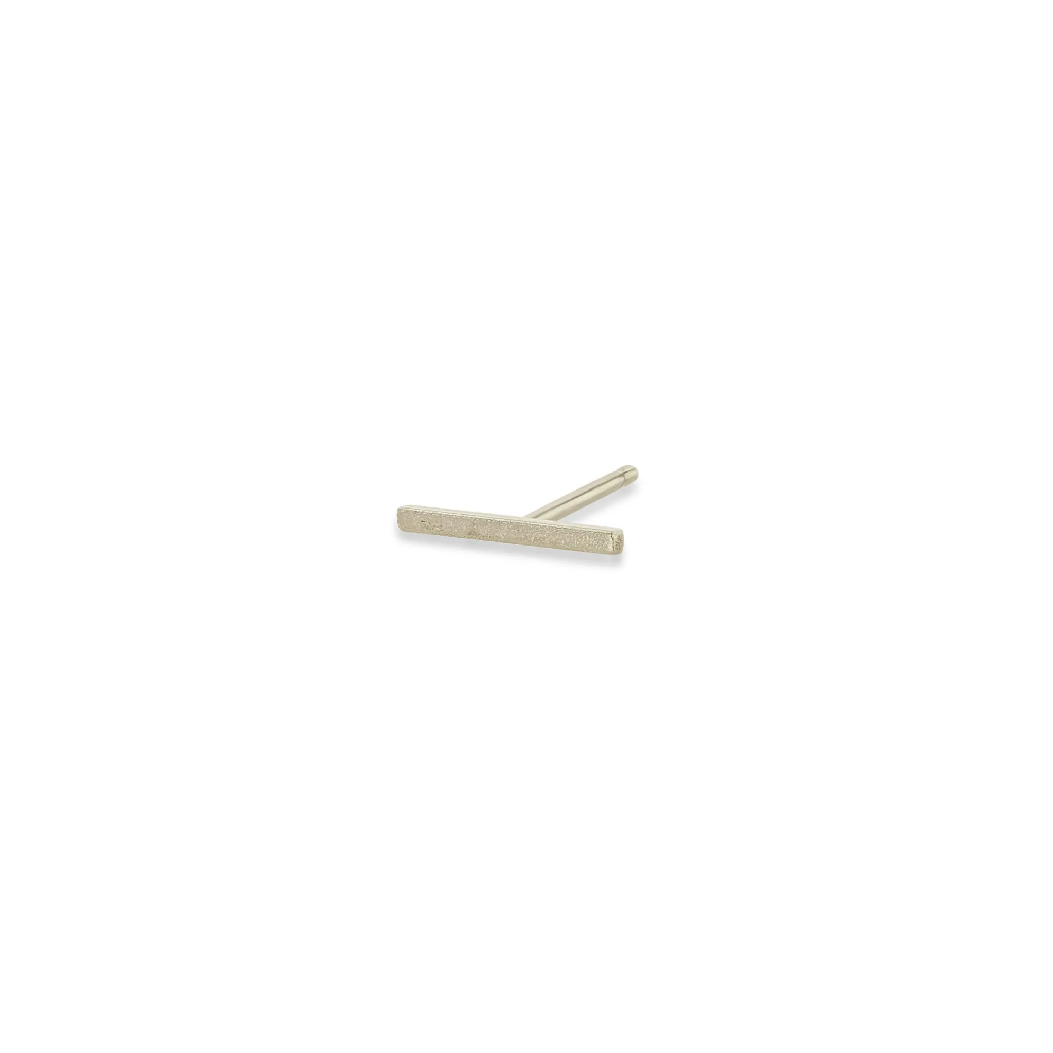 14k Thin Bar Studs