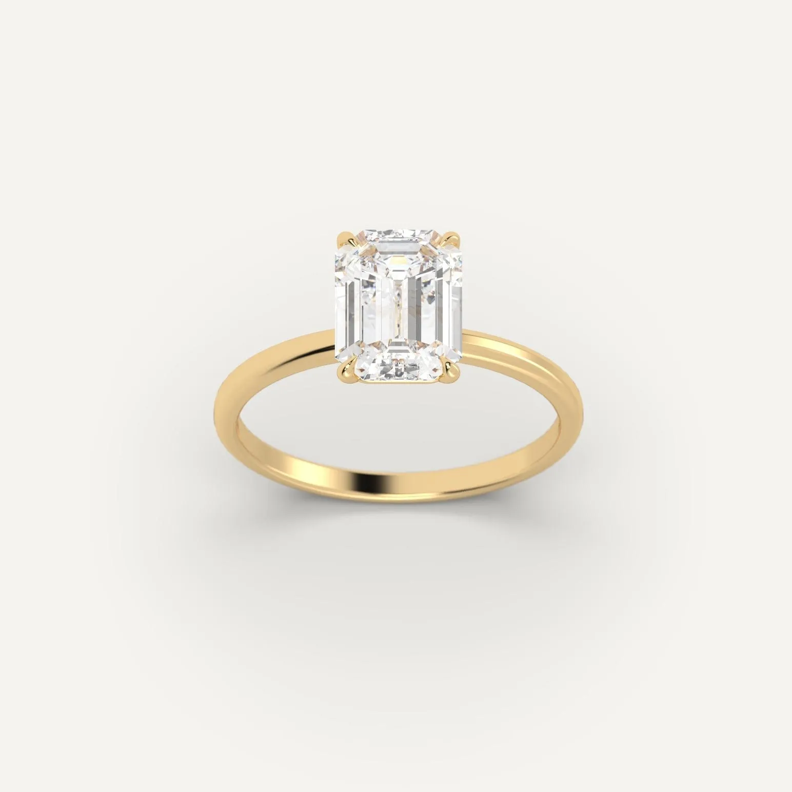 2 carat Emerald Cut Diamond Ring