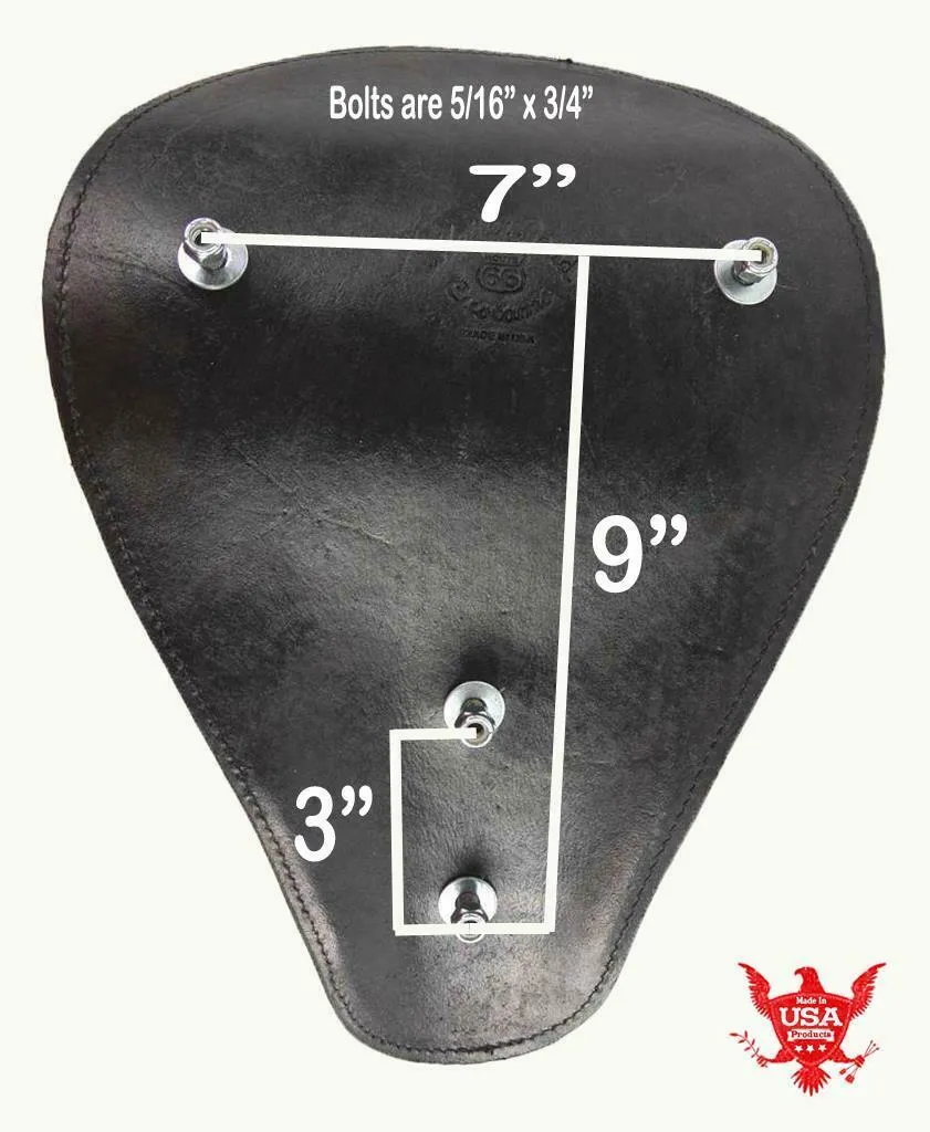 2000-2017 Harley Softail Spring Seat Passenger P-Pad Mounting Kit 11x16 Leather