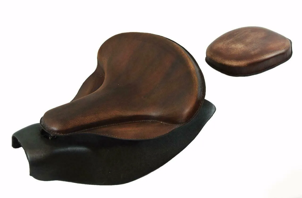 2014-2021 Indian Chief Spring Seat Mounting Conversion Kit Pad Brn Dist Leather bs