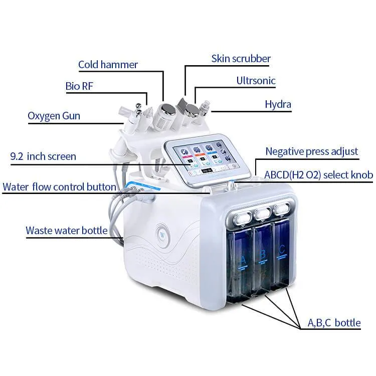 7 in 1 Skin Peeling Hydro Microdermabrasion Machine