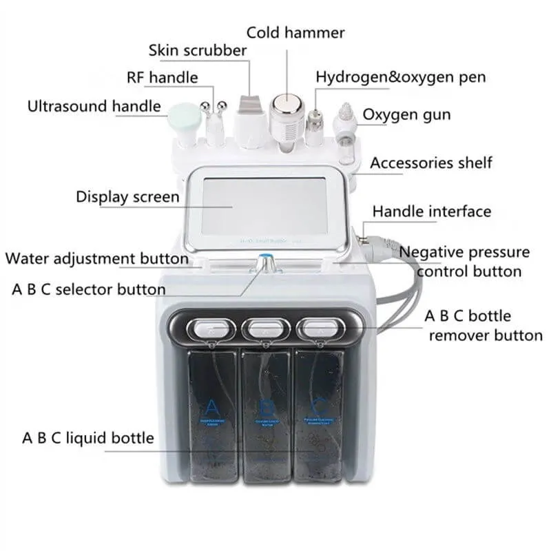 7 in 1 Skin Peeling Hydro Microdermabrasion Machine