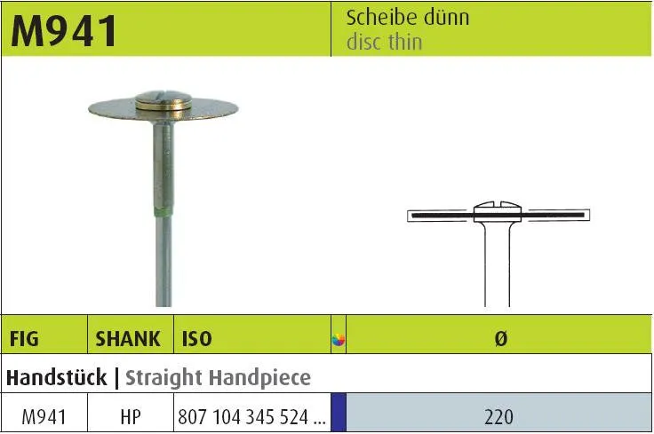 941M - Diamond Disc, Thin Disc, Sintered Diamond