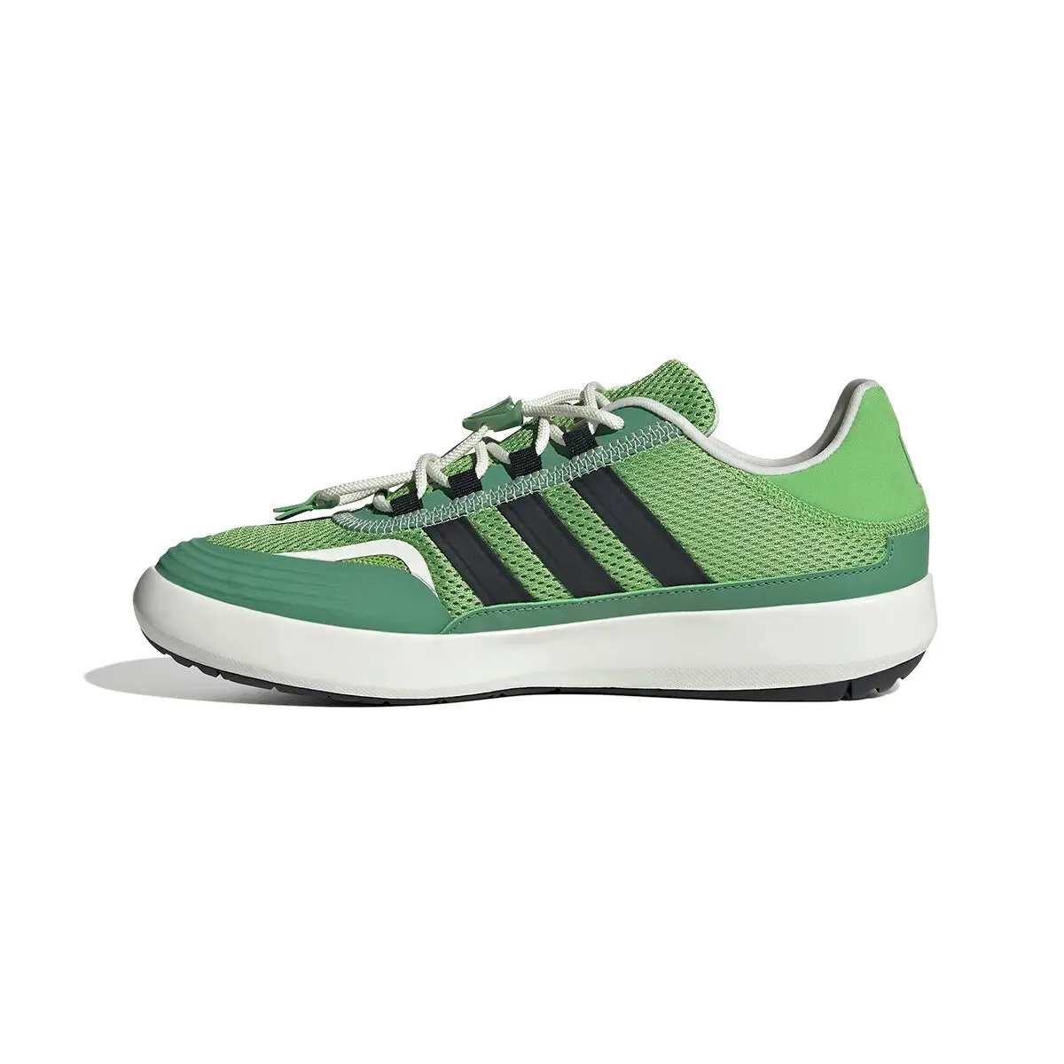 Adidas ROAMBOAT Lightweight Breathable Mesh Running Shoes for Men and Women Mesh Sneakers with Light Blue Accents for Daily Wear