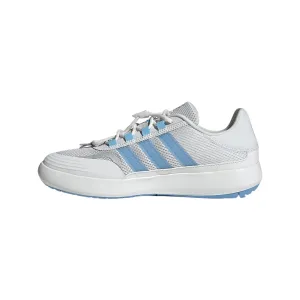 Adidas ROAMBOAT Lightweight Breathable Mesh Running Shoes for Men and Women Mesh Sneakers with Light Blue Accents for Daily Wear