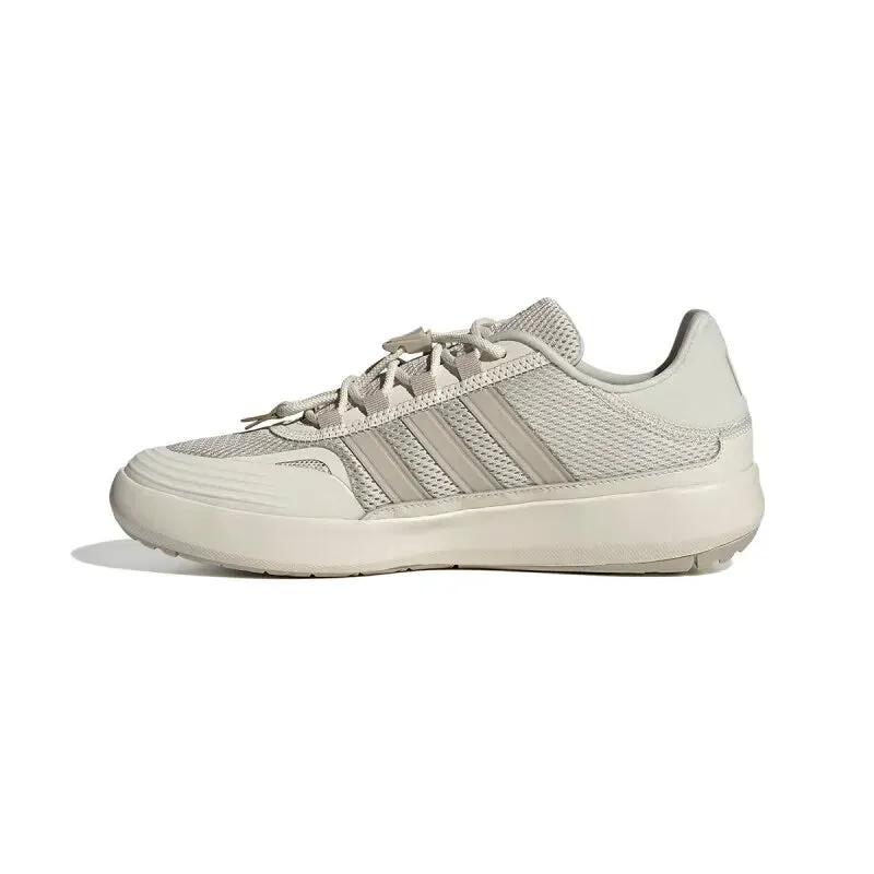Adidas ROAMBOAT Lightweight Breathable Mesh Running Shoes for Men and Women Mesh Sneakers with Light Blue Accents for Daily Wear