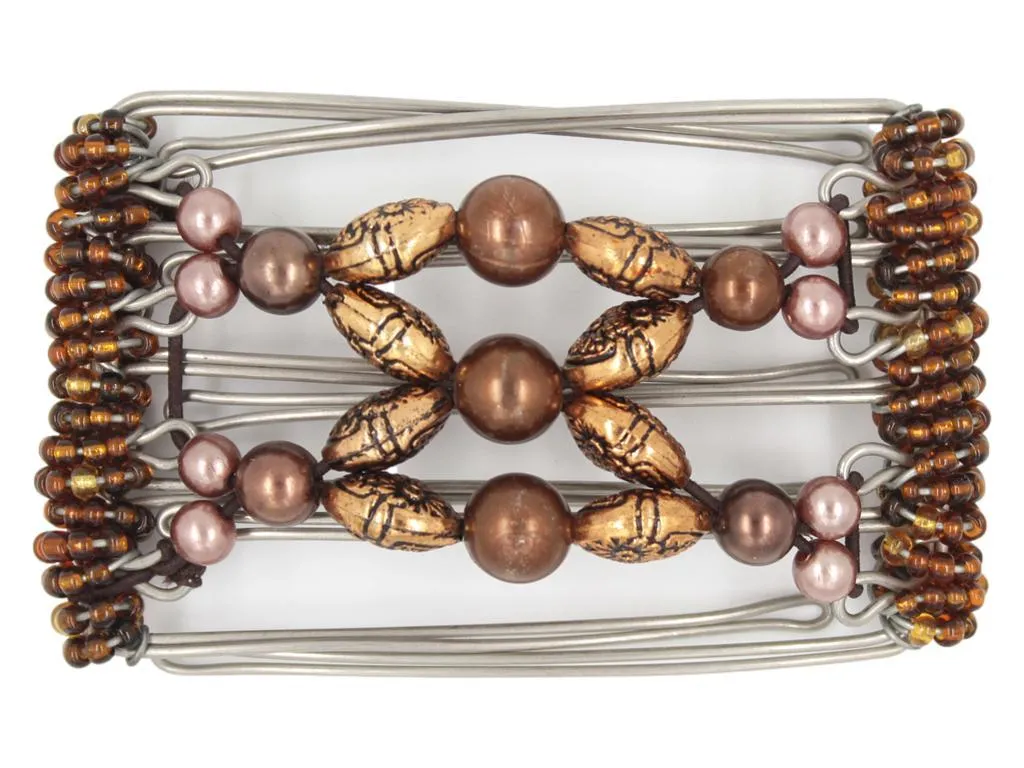 African Butterfly - 5 Tong Wire Hair Clip 216