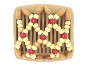 African Butterfly Chameleon Hair Comb - Ndebele Blonde 11
