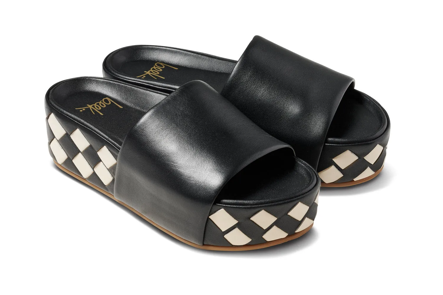 ALBATROSS WOVEN - Eggshell/Black
