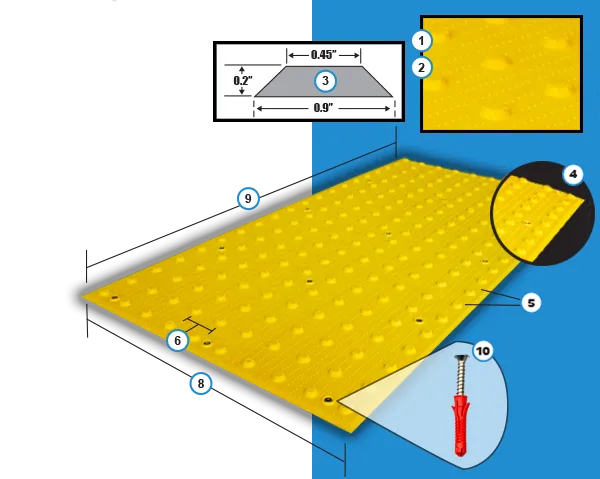 Alert-Tile Surface Applied Detectable Warnings