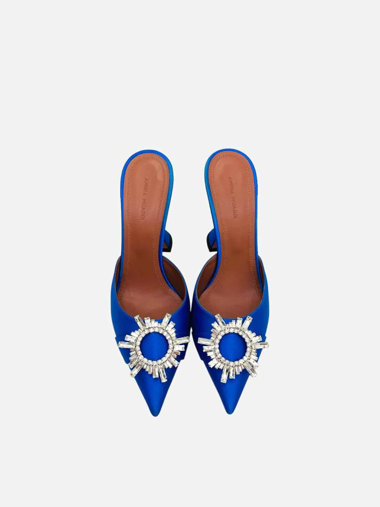 AMINA MUADDI Begum Blue Mules 39