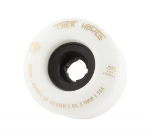 Arbor Signature Skateboard Wheels Vice Tyler Howell 75a - White