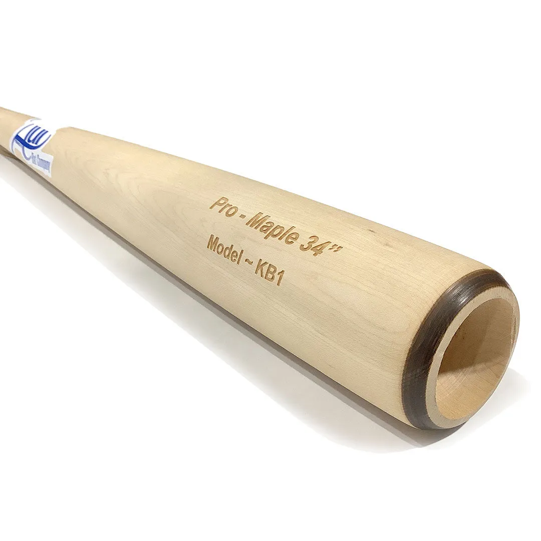 Aul Bat Co. KB1 Wood Baseball Bat | Maple | 34" (-2)