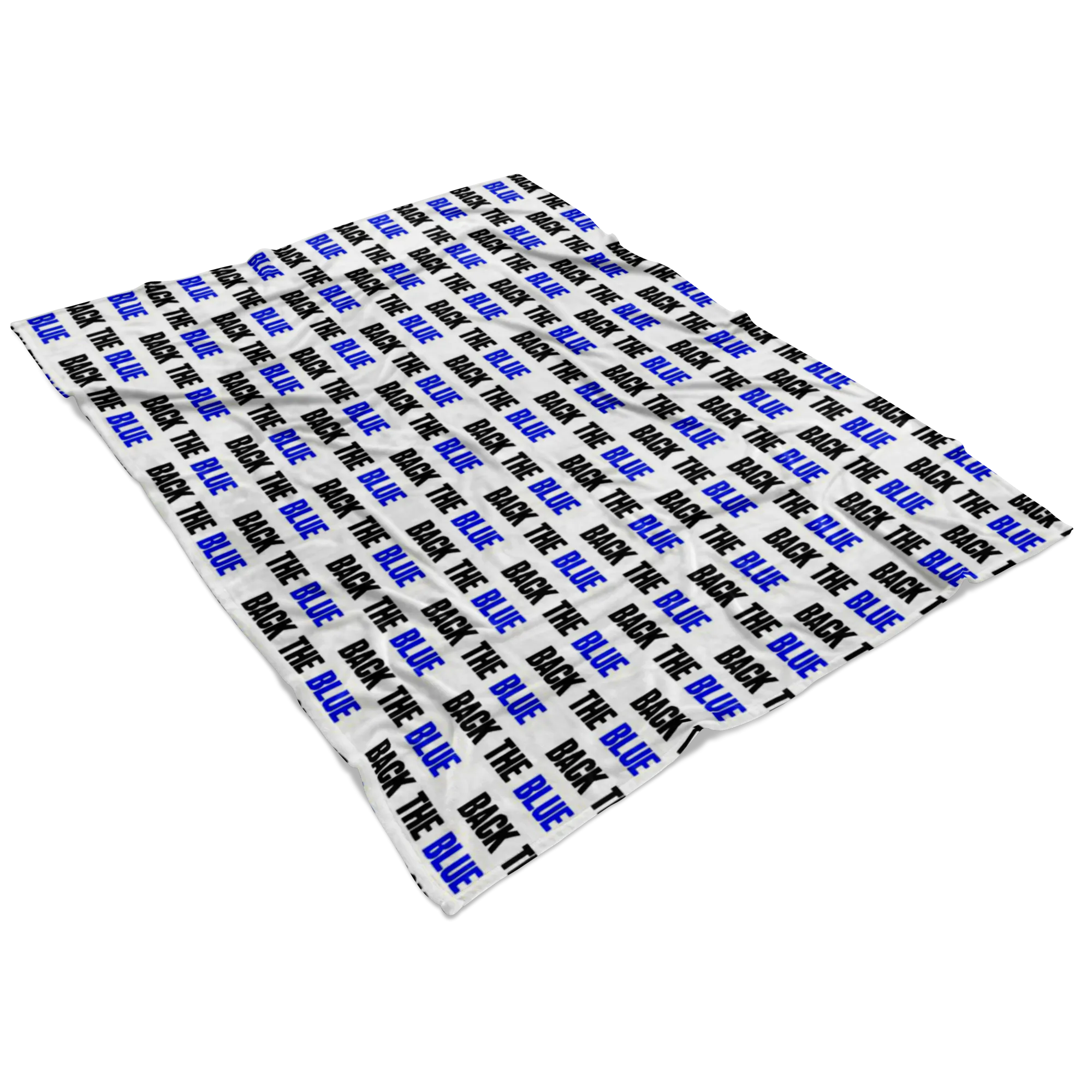 Back the Blue Law Enforcement Fleece Blanket