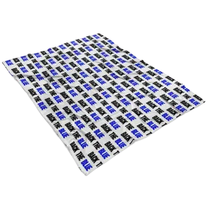 Back the Blue Law Enforcement Fleece Blanket