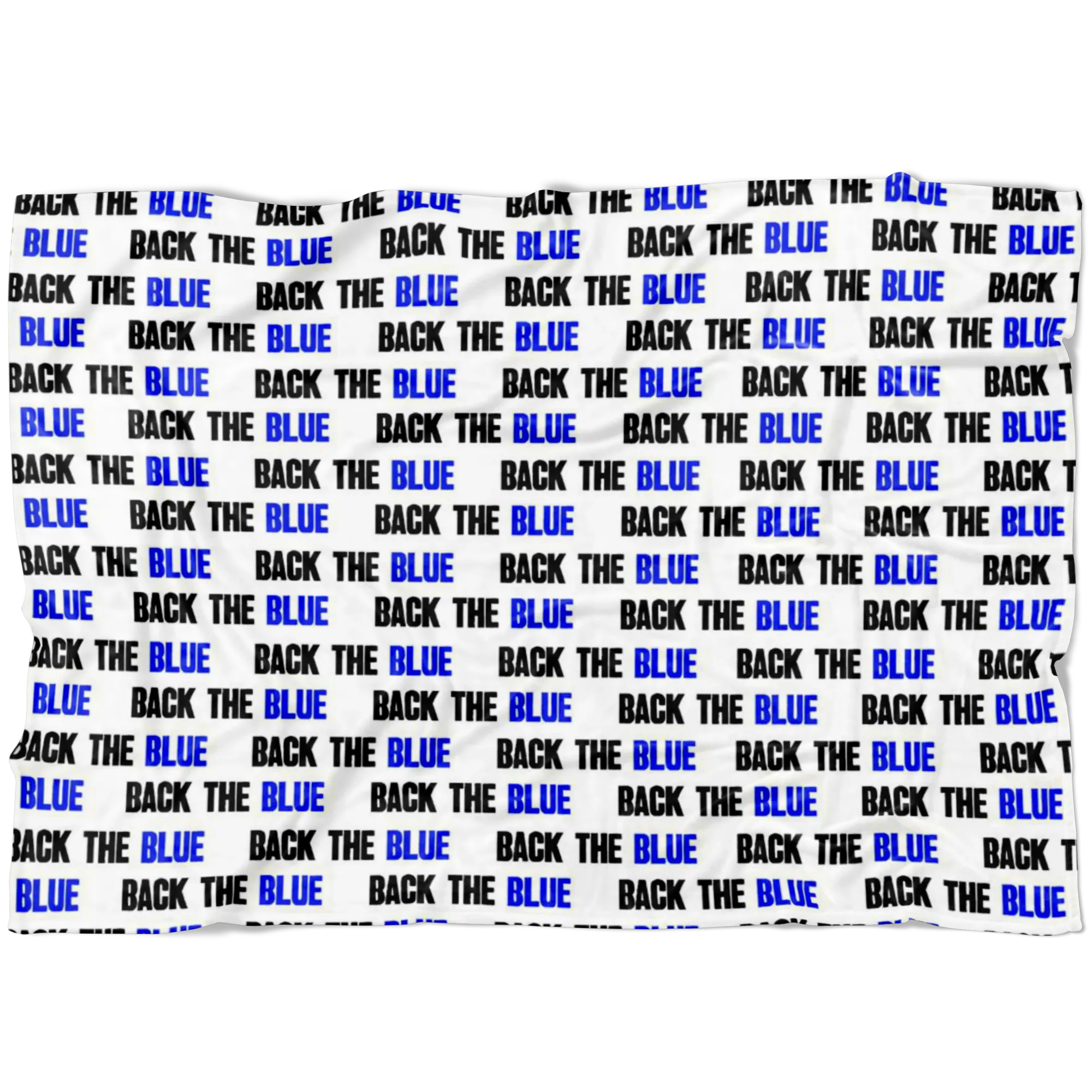 Back the Blue Law Enforcement Fleece Blanket