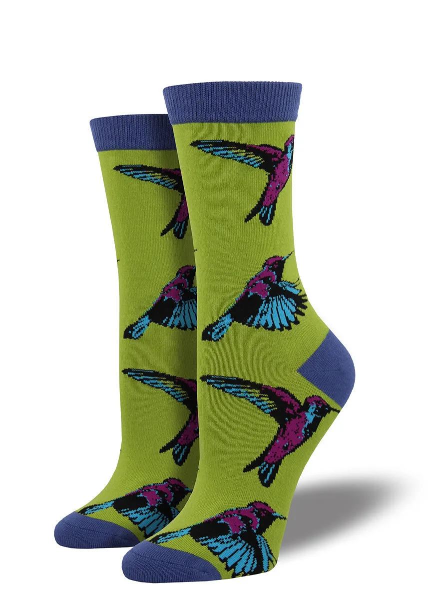 Bamboo Hummingbird Socks