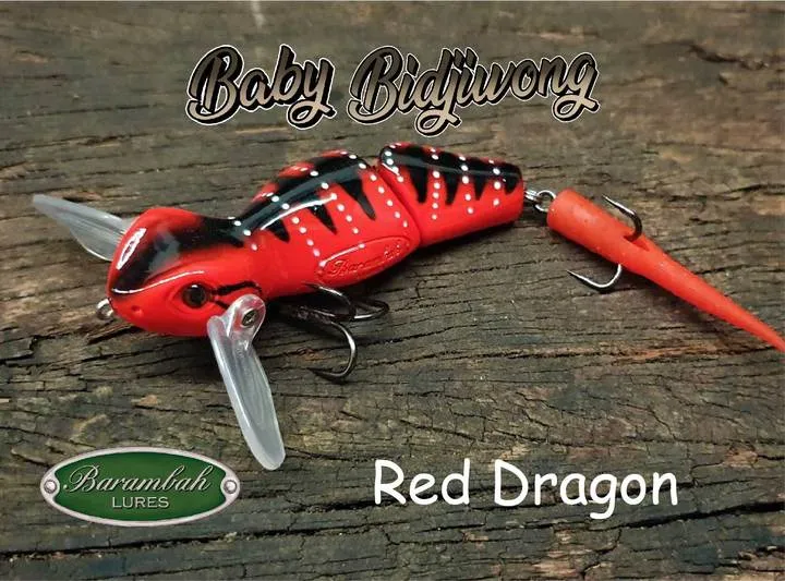 Barambah Baby Bidjiwong 145mm Lizard Surface Walker Cod Lure