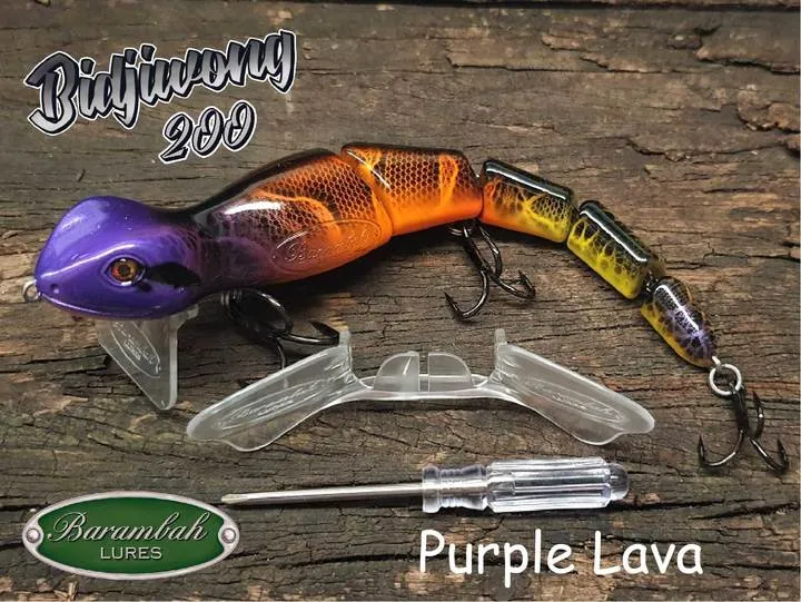 Barambah Bidjiwong 200mm Lizard Surface Walker Cod Lure