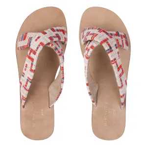 Basic thin sandaal mahlia tweed