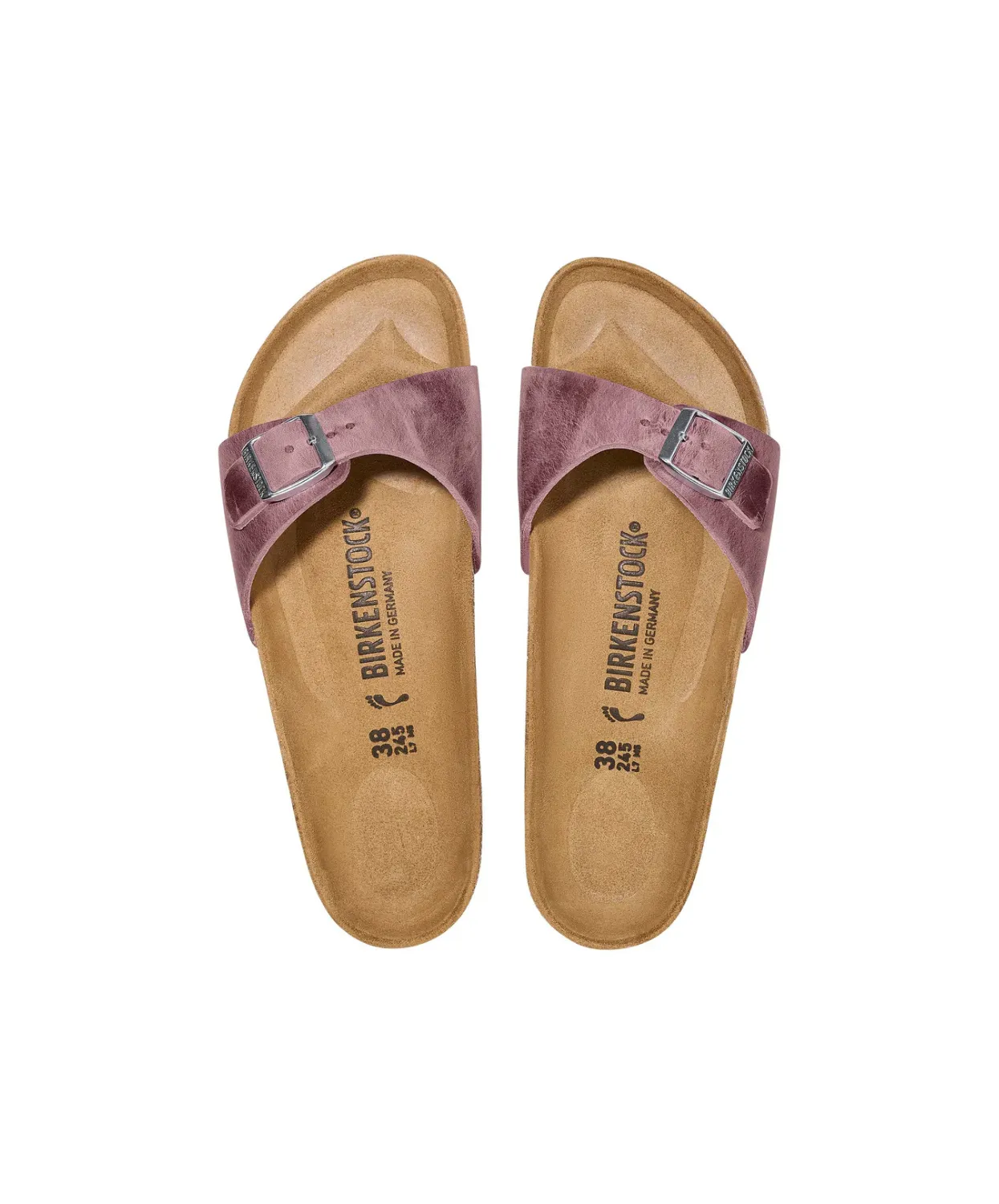 Birkenstock Madrid Oiled Leather Lavender Sandals