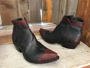 Black Buffalo Calf  Tres Outlaws Men's Mule  Boot  3604