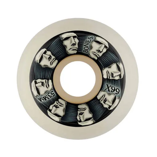 Bones Head Rush X- Formula 99A V5 Sidecut Wheels 53mm