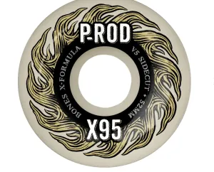 Bones - X-Formula P-Rod Pro Side Cut V5 95A 52mm Skateboard Wheels