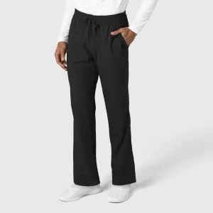 Boundless 5351 Men's Straight Leg Scrub Pants Black
