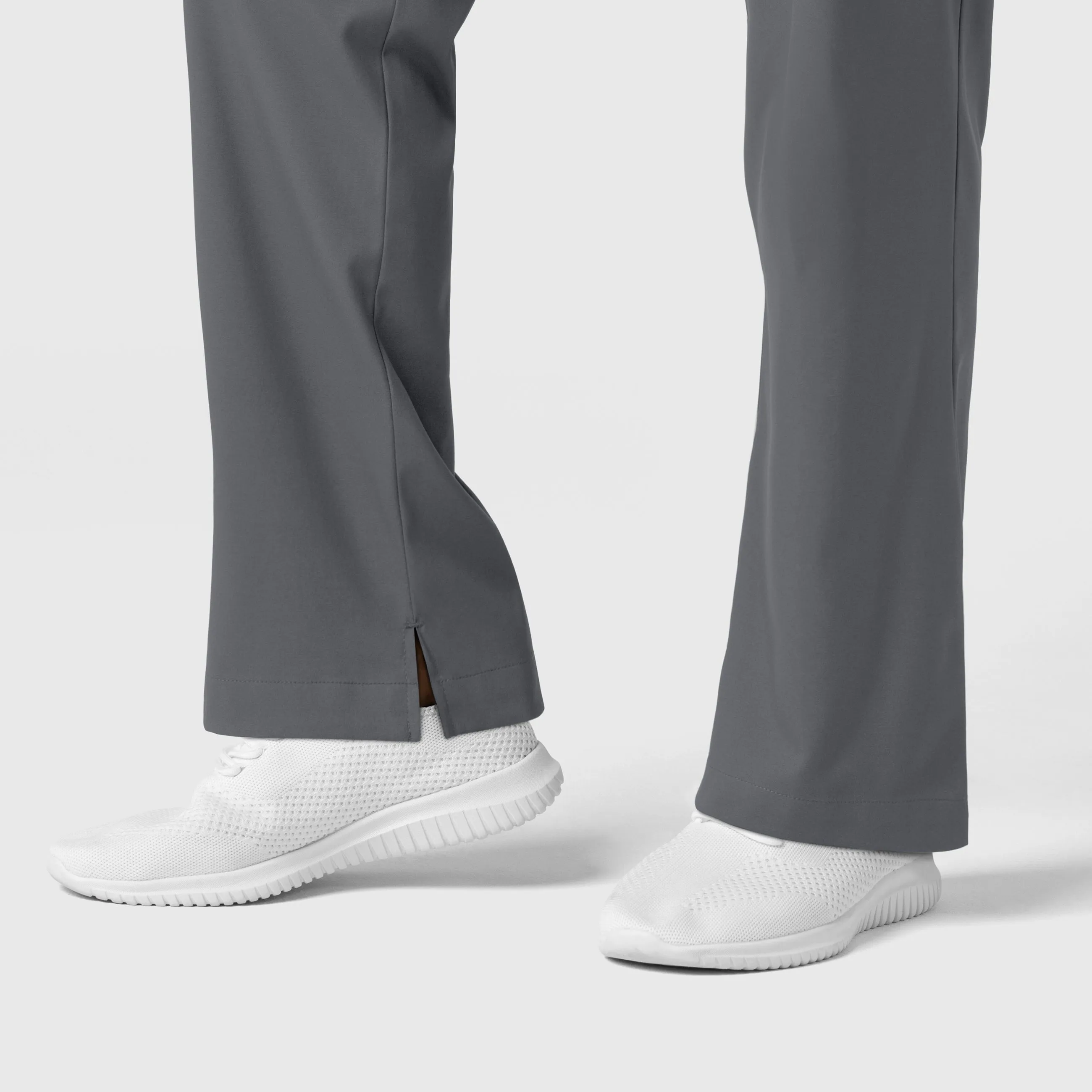 Boundless 5351 Men's Straight Leg Scrub Pants Pewter