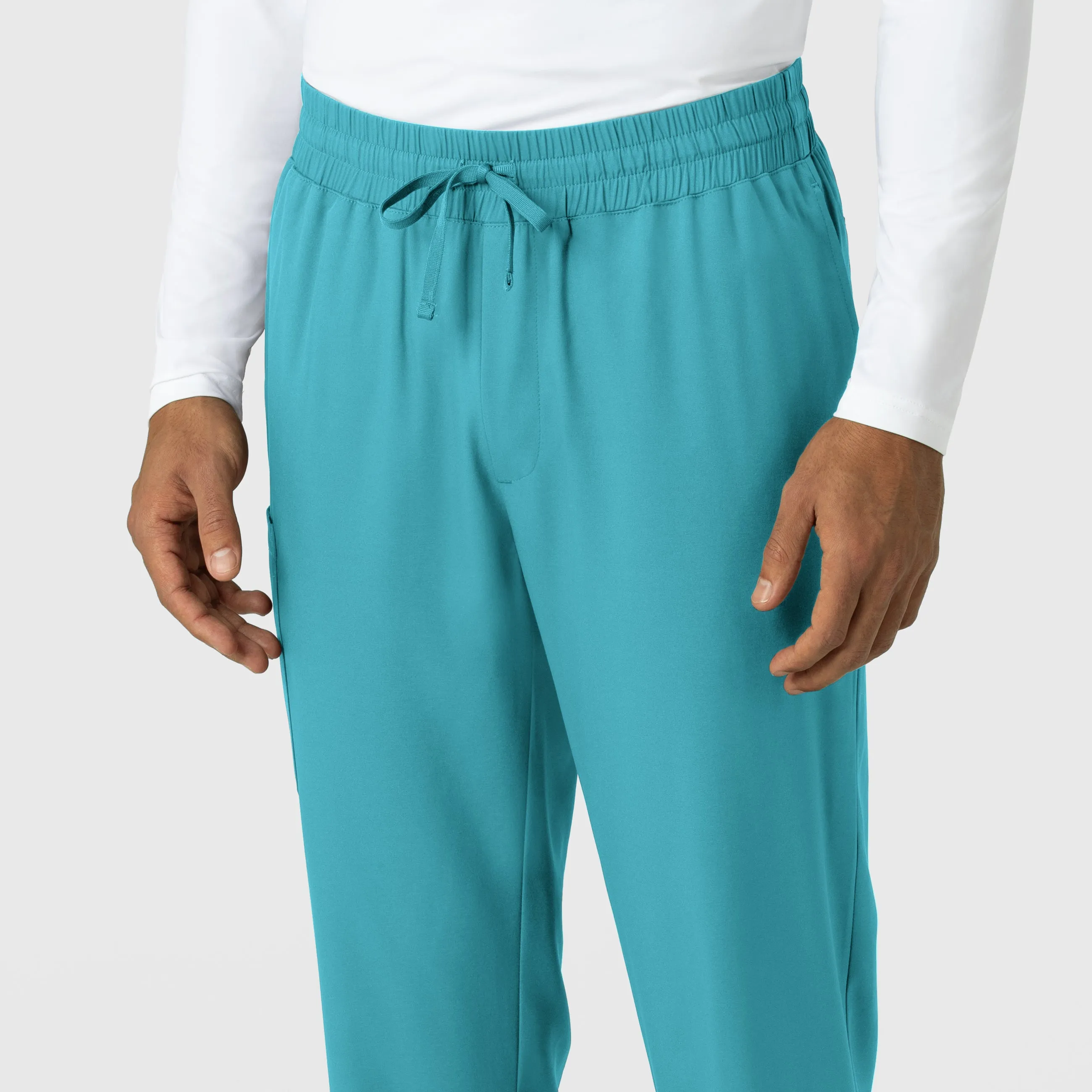 Boundless 5351 Men's Straight Leg Scrub Pants Teal