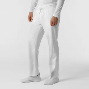Boundless 5351 Men's Straight Leg Scrub Pants White