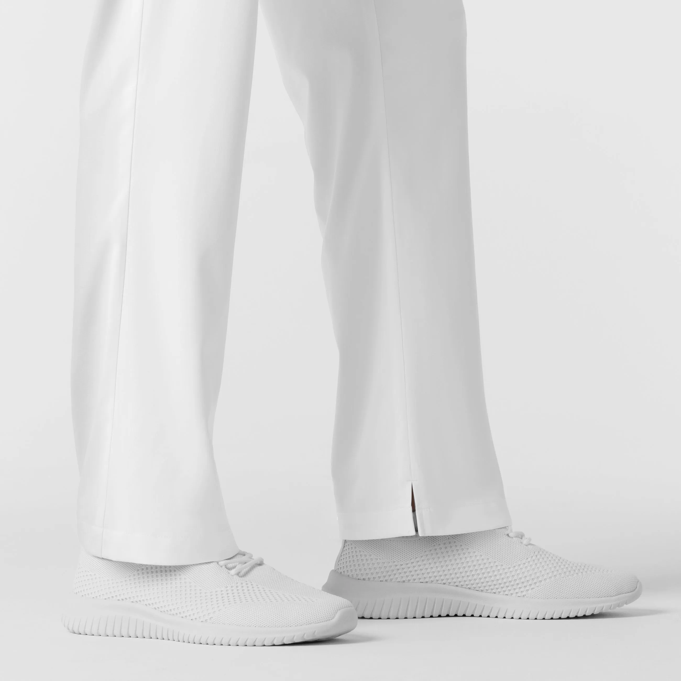 Boundless 5351 Men's Straight Leg Scrub Pants White