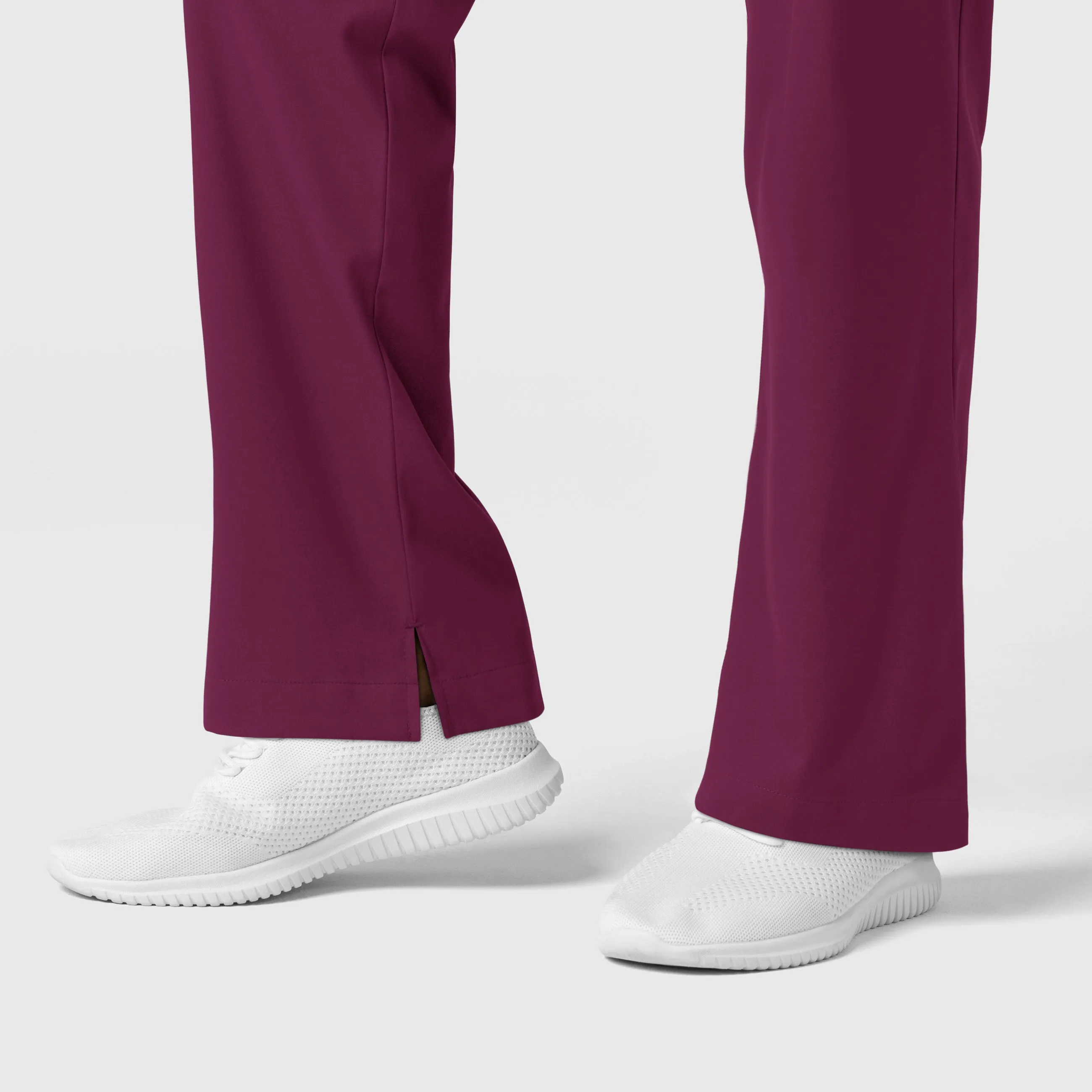 Boundless 5351 Men's Straight Leg Scrub Pants Wine