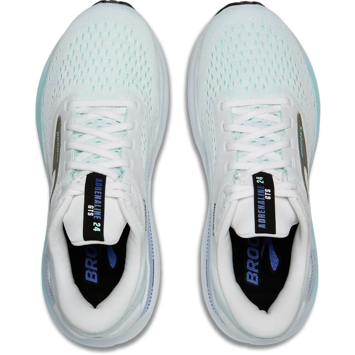Brooks Adrenaline GTS 24 (Womens) -White/Limpet Shell/Amparo