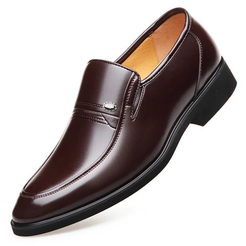 Business Formal Wear, Soft Bottom Non-slip, Men's Leather Shoes