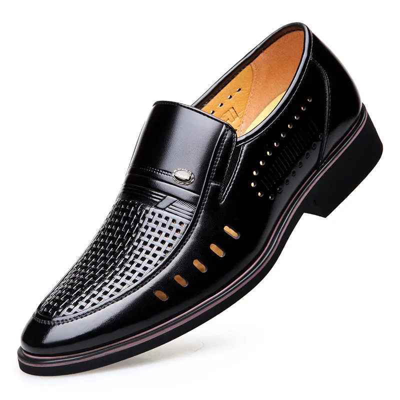 Business Formal Wear, Soft Bottom Non-slip, Men's Leather Shoes