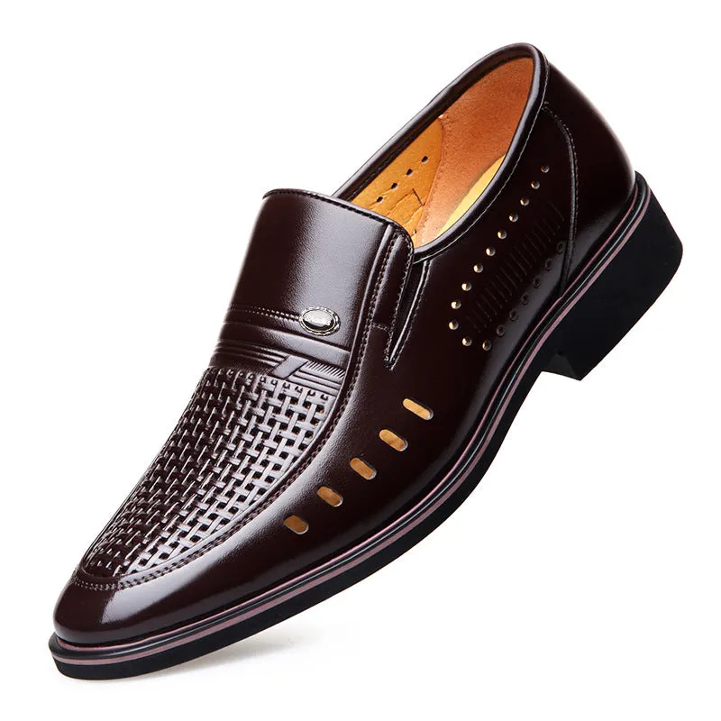 Business Formal Wear, Soft Bottom Non-slip, Men's Leather Shoes