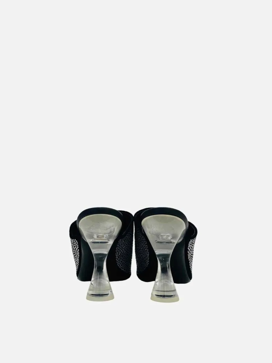 BY FAR Luz Black Mules 39