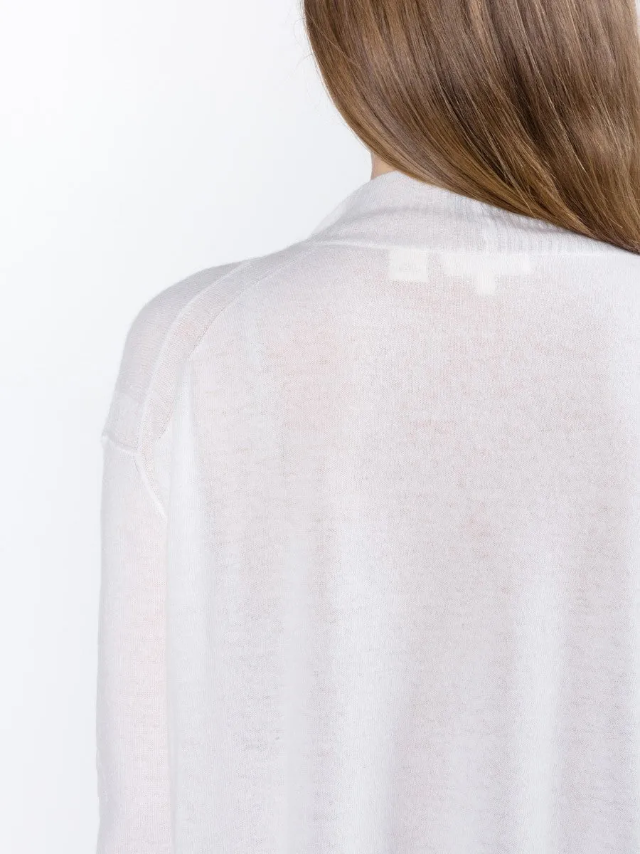cashmere pullover - rain