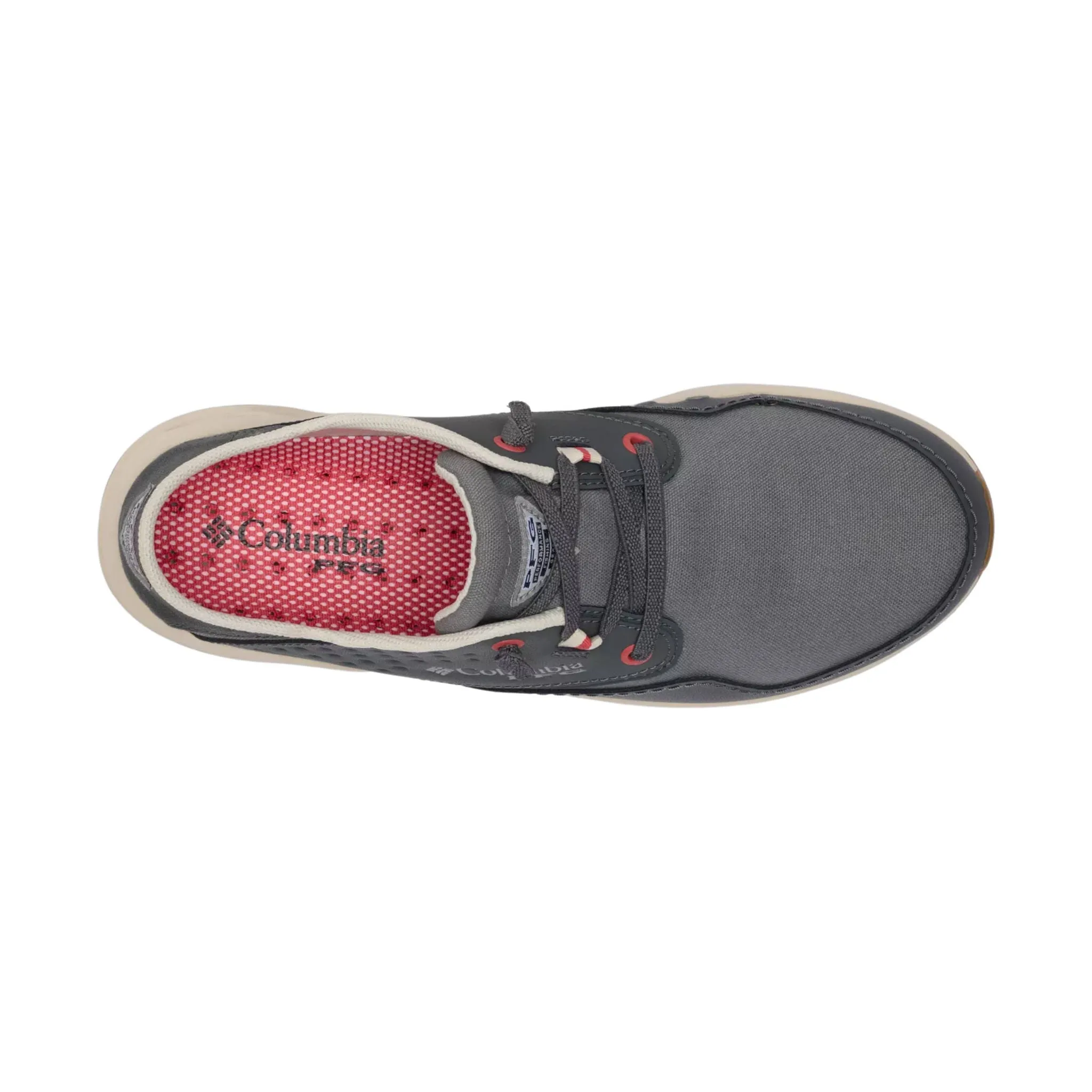 Columbia Men's PFG Bahama X Relaxed Shoes - Grill/Sunset Red