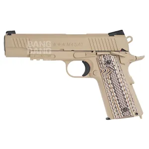 Cybergun Colt M45A1 Rail CO2 GBB Pistol - Desert Tan