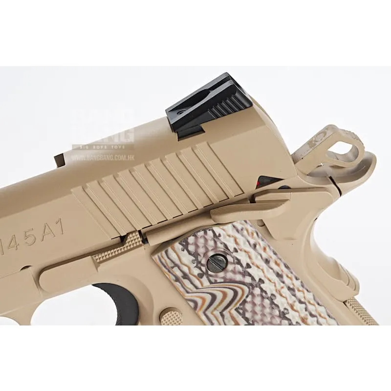 Cybergun Colt M45A1 Rail CO2 GBB Pistol - Desert Tan